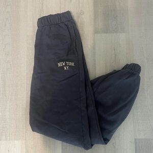 brandy melville navy rosa sweatpants
